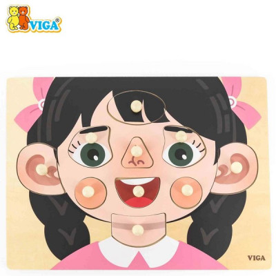 Face Parts Puzzle-Girl