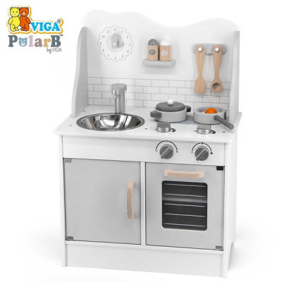 Grey Kitchen with Accessories